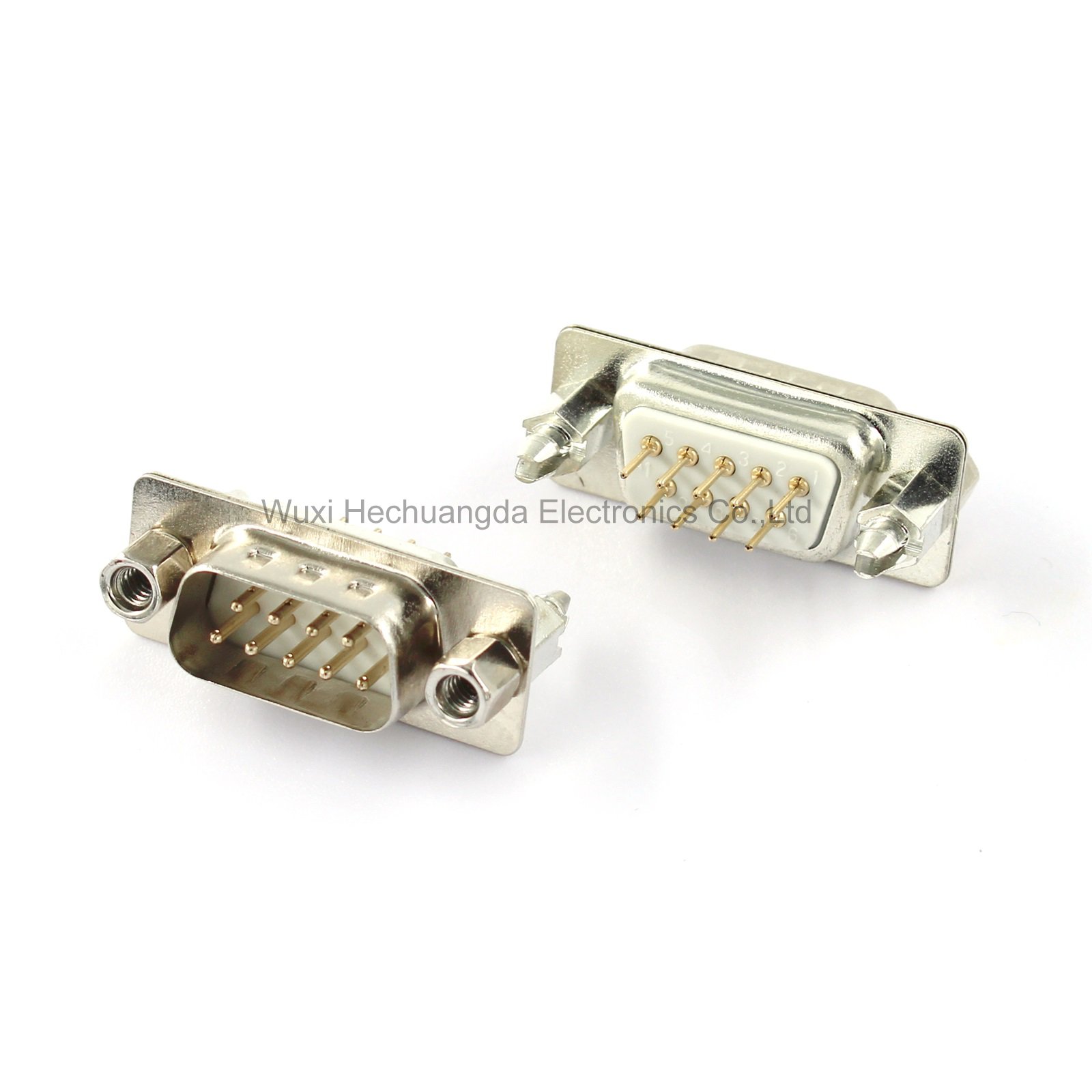 With fixed screw dp9 dp15 dp25 dp37 male female connector Insert plate type D-Sub DB9 DB15 DB25 DB37 9/15/25/37 pin