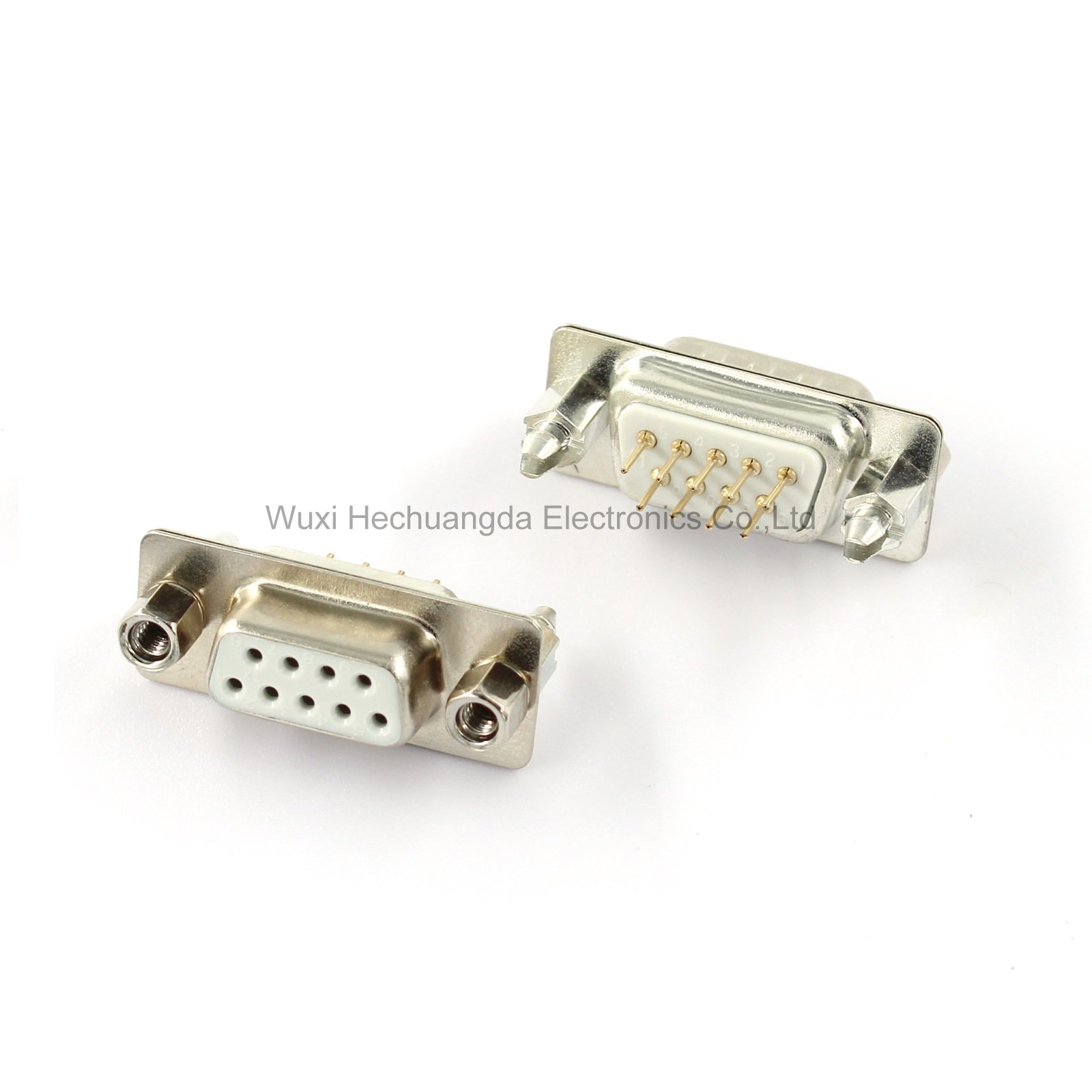 With fixed screw dp9 dp15 dp25 dp37 male female connector Insert plate type D-Sub DB9 DB15 DB25 DB37 9/15/25/37 pin