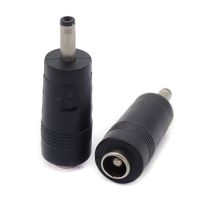 Conversion Head Jack Dc Power Adapter Connector Plug 5.5*2.5mm Female To 3.5*1.35mm Male Black