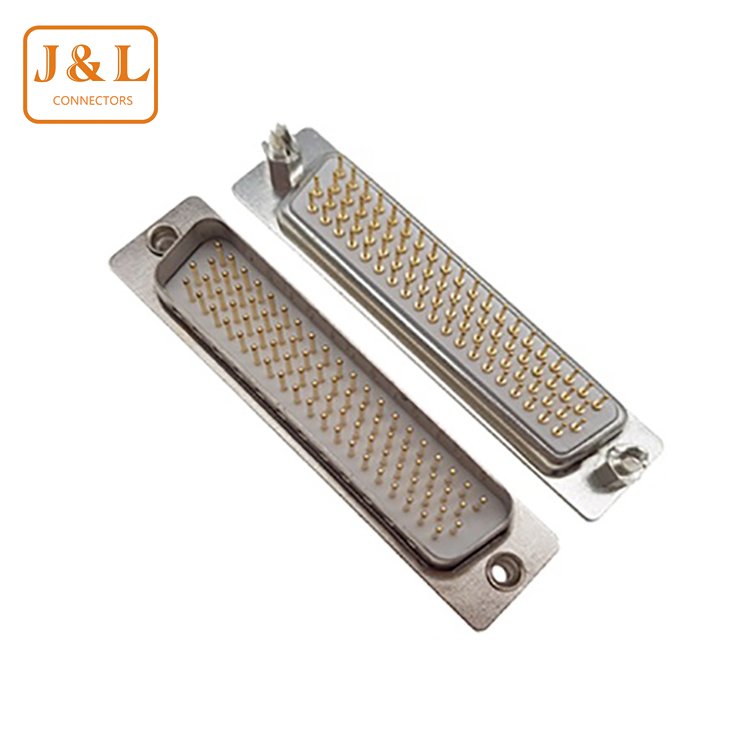 D-SUB 9 pin 23pin 44 Pin Connector Male Female Gold Plated D-sub Connectors Metal Cover Hood Shell