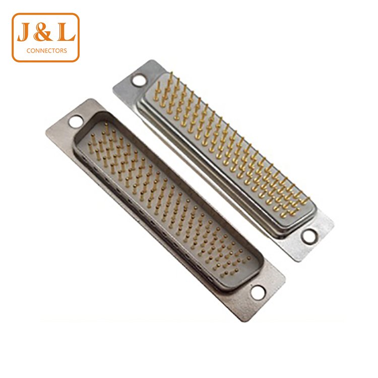 D-SUB 9 pin 23pin 44 Pin Connector Male Female Gold Plated D-sub Connectors Metal Cover Hood Shell