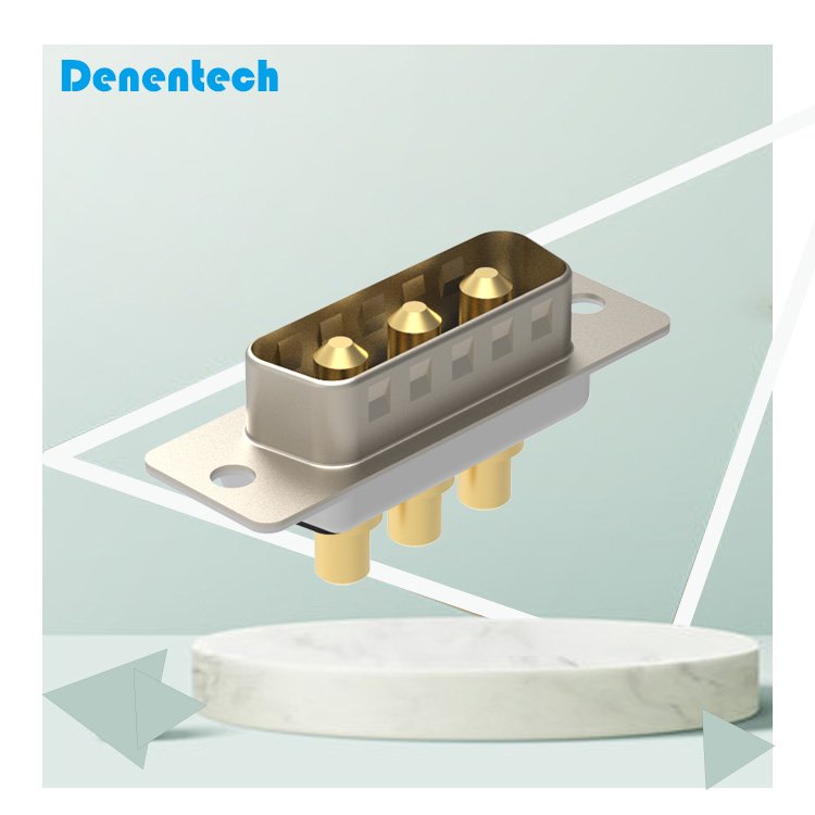 Denentech Customized High Power D-Sub Connector 3W3 Straight DIP Type Male for PCB
