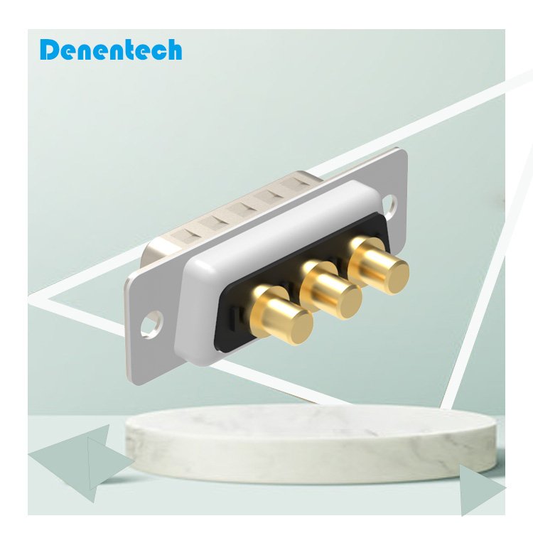 Denentech Customized High Power D-Sub Connector 3W3 Straight DIP Type Male for PCB