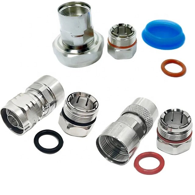 Coaxial 1/2 feeder connector 7/8 RF connector Type 4.3 DIN 1/2 ultra-flexible connector