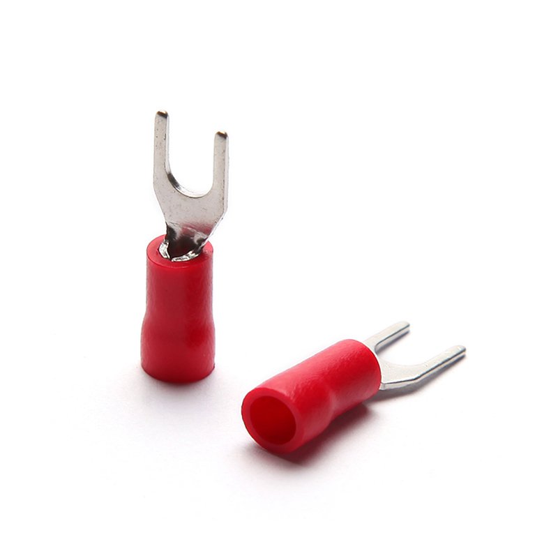 SV series insulated Y type fork crimp terminals spade terminal connector