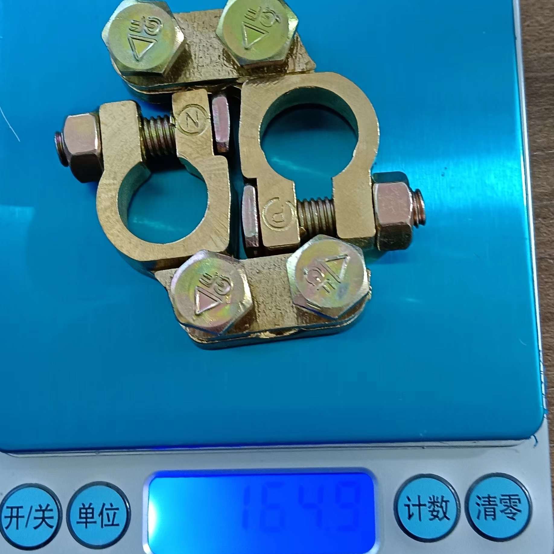 Universal Pure Copper Car Positive Negative Battery Terminal Clamps Connectors