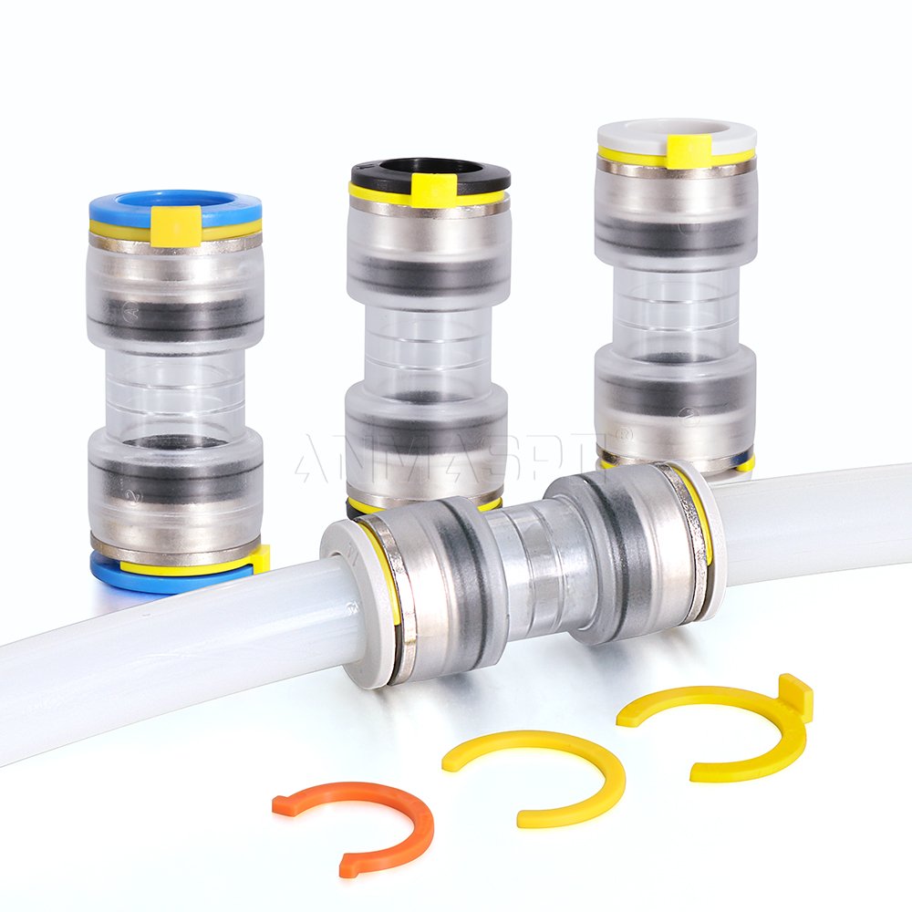ANMASPC Factory Direct Optical HDPE Microduct Connector Locking Clip FTTH Telecom Seal Duct Plug Optical Connector Accessories