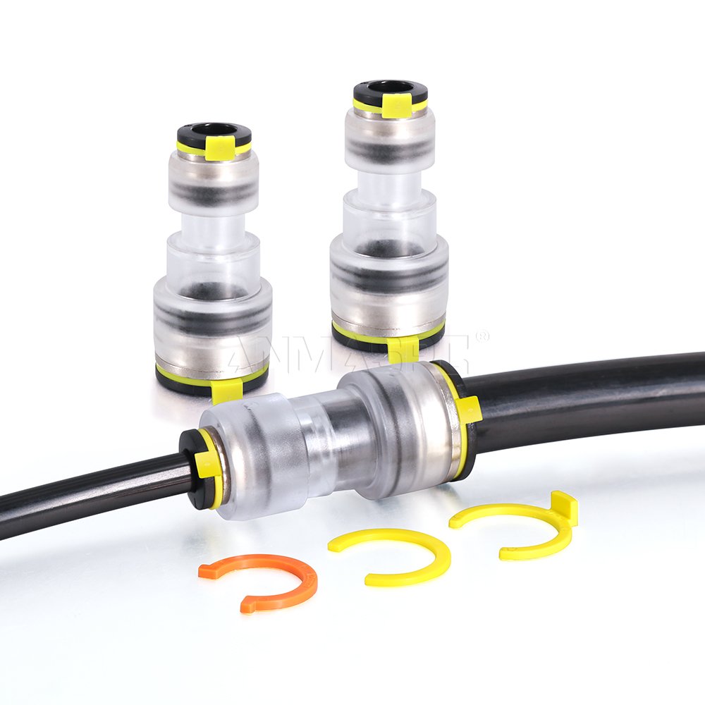 ANMASPC Factory Direct Optical HDPE Microduct Connector Locking Clip FTTH Telecom Seal Duct Plug Optical Connector Accessories