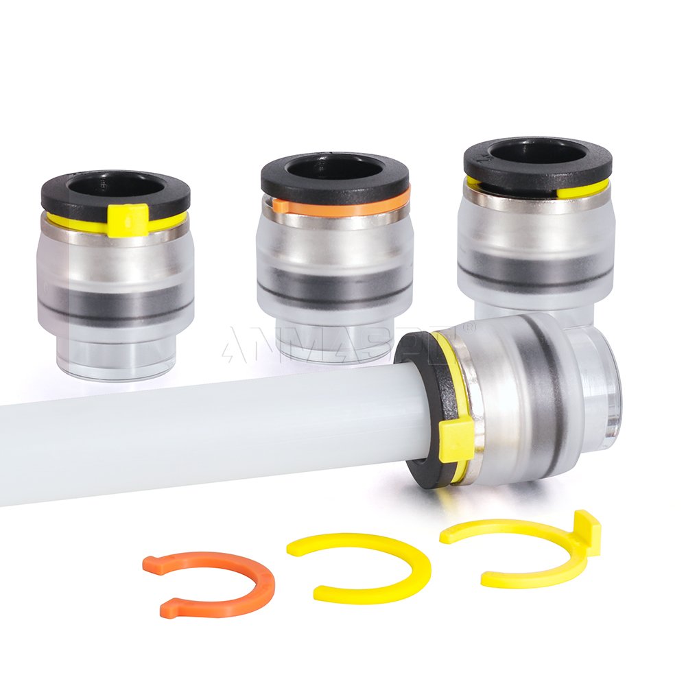 ANMASPC Factory Direct Optical HDPE Microduct Connector Locking Clip FTTH Telecom Seal Duct Plug Optical Connector Accessories