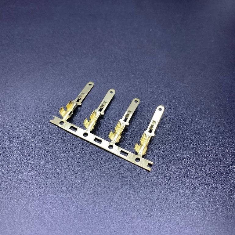 High quality brass 110 terminal male/female 110 terminal for 2.8 motorbike connectors DJ611-2.8*0.5A/DJ621-E2.8*0.5A