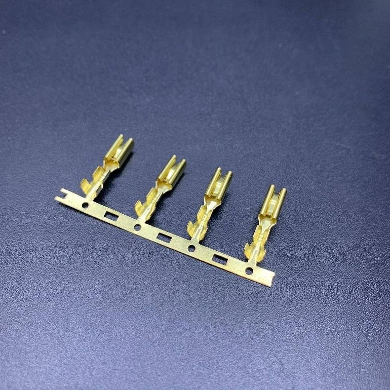 High quality brass 110 terminal male/female 110 terminal for 2.8 motorbike connectors DJ611-2.8*0.5A/DJ621-E2.8*0.5A