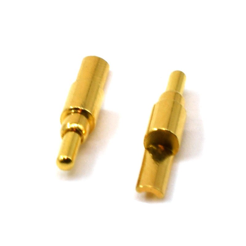 Brass material spring loaded precision Pogopin,connector components