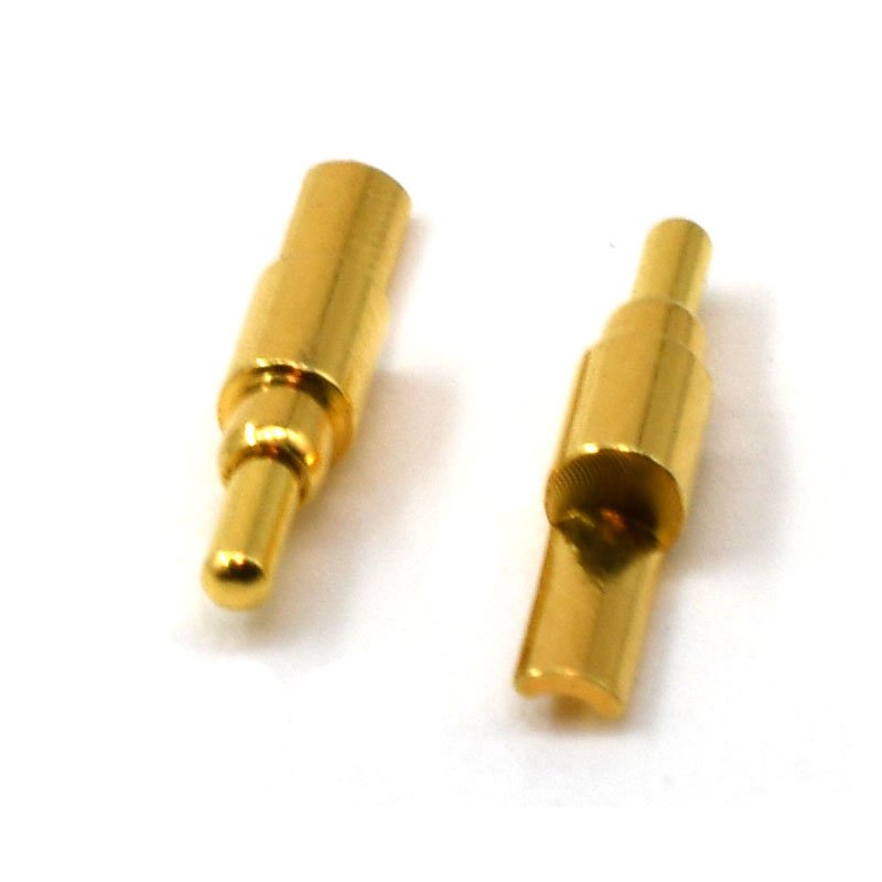 Brass material spring loaded precision Pogopin,connector components