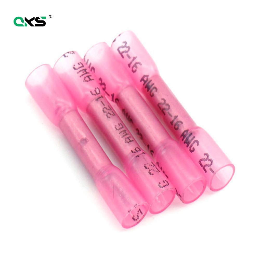 BHT Series Heat shrink waterproof wire butt connectors Electrical butt splice crimp connector