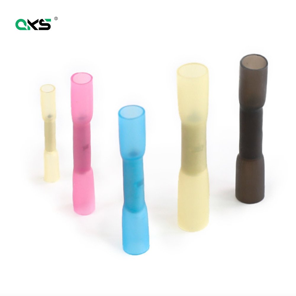 BHT Series Heat shrink waterproof wire butt connectors Electrical butt splice crimp connector