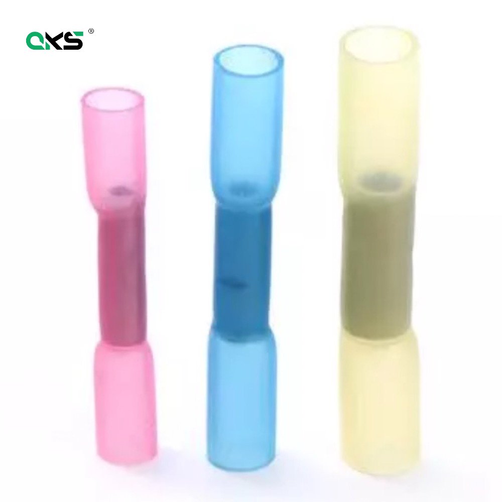 BHT Series Heat shrink waterproof wire butt connectors Electrical butt splice crimp connector
