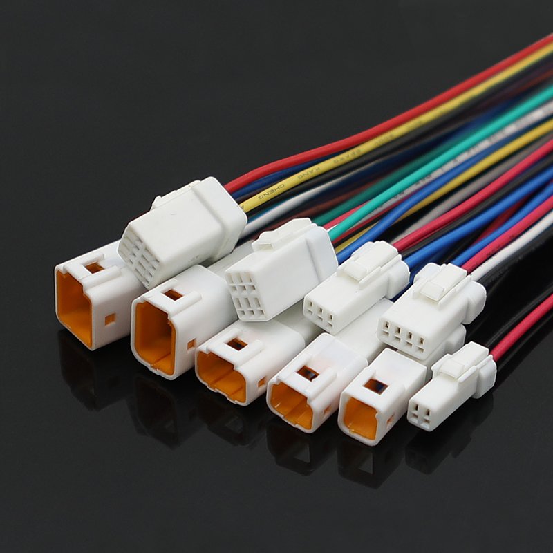08R-JWPF-VSLE / 08T-JWPF-VSLE 8pin JWPF harness Auto Waterproof Connector Male and female connector plug