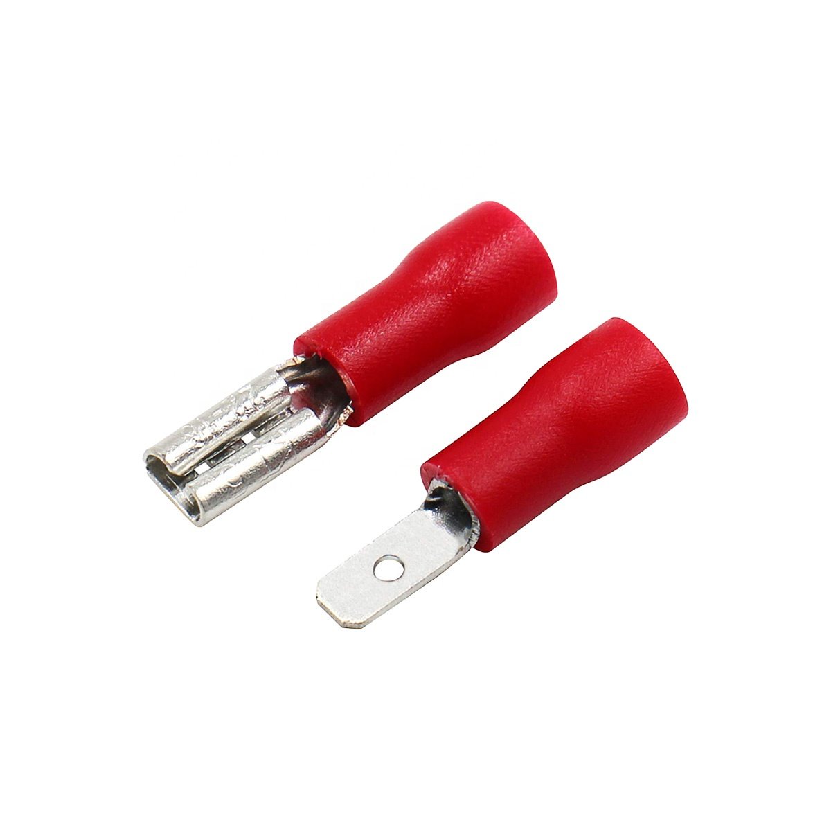 2.8mm Male + Female insulated crimp terminal spade wire connector