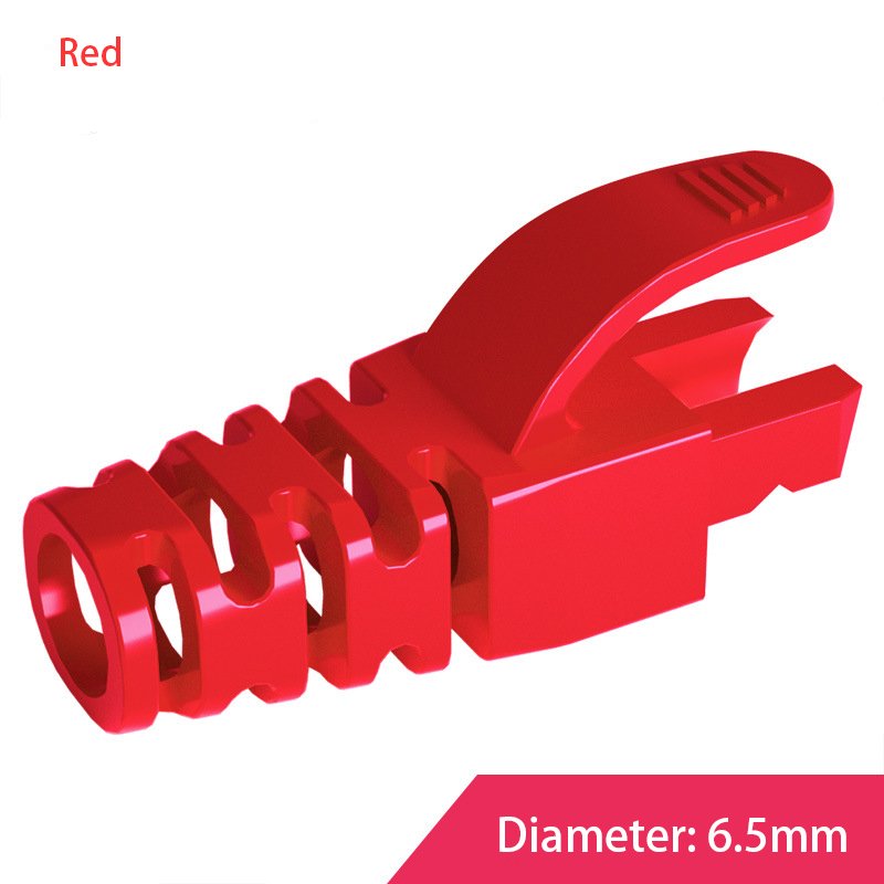 OD 6.5mm RJ45 network connectors boots cover strain relief