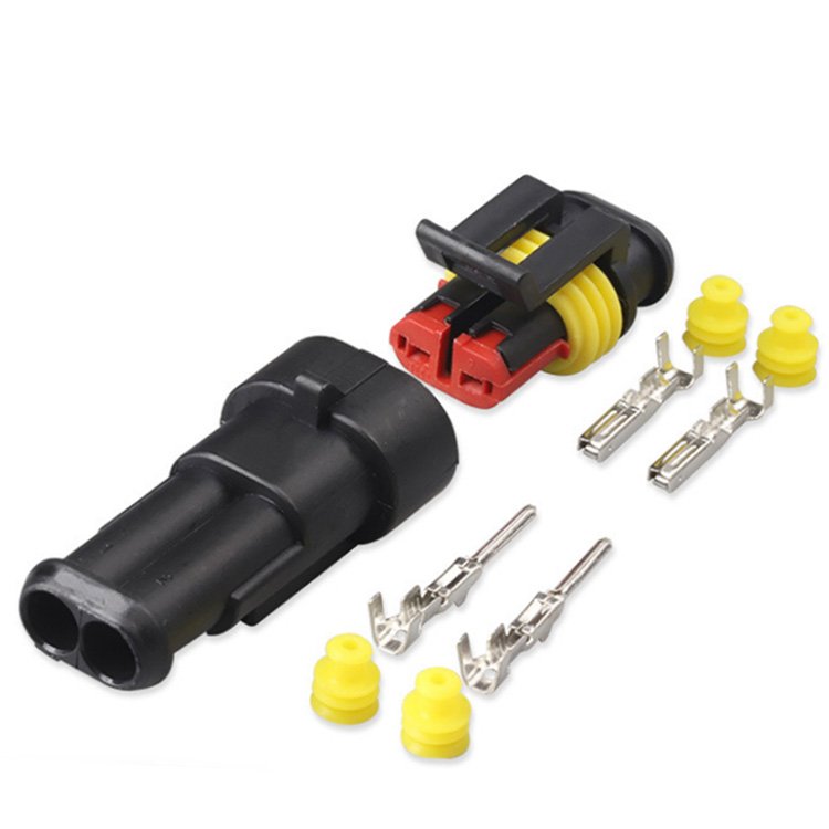 2 Pin Amp Super Seal 1.5 Series 282080-1 female car Waterproof Automotive Wire Connector
