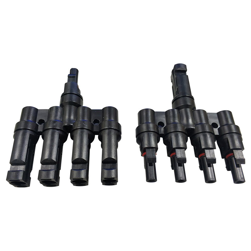 Waterproof Dc Solar T and Y Branch Contactors PV Solar Panel Wire Connector
