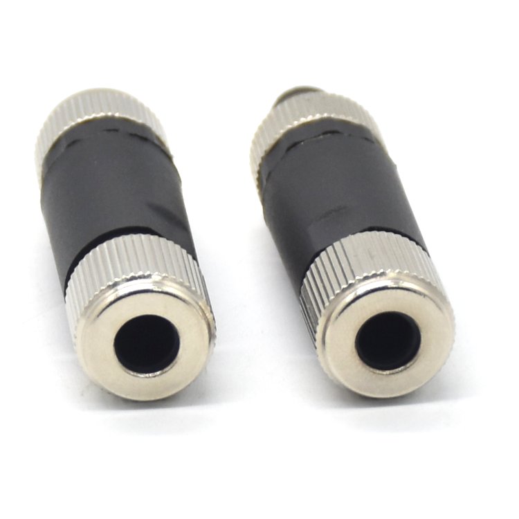 M8 Circular Connector Filed Installation Waterproof Plugs Male And Female 3pin M8 Connector