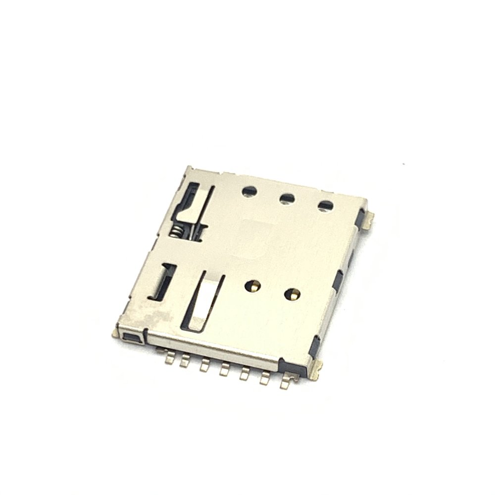 High quality card edge connector sim card connector 6pin nano sim card connector