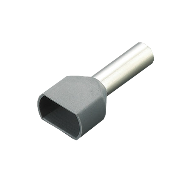 YORH-PEEO Nylon-Insulated Twin Cord End Terminal Double Bootlace Ferrules Tube Crimp Terminal Two Wire Joint Connector