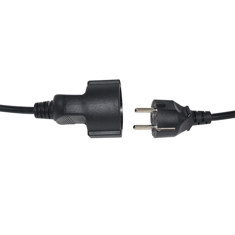 3 meters Presa Schuko 10A Connector Plug Power Type Socket Extension Cord Europe