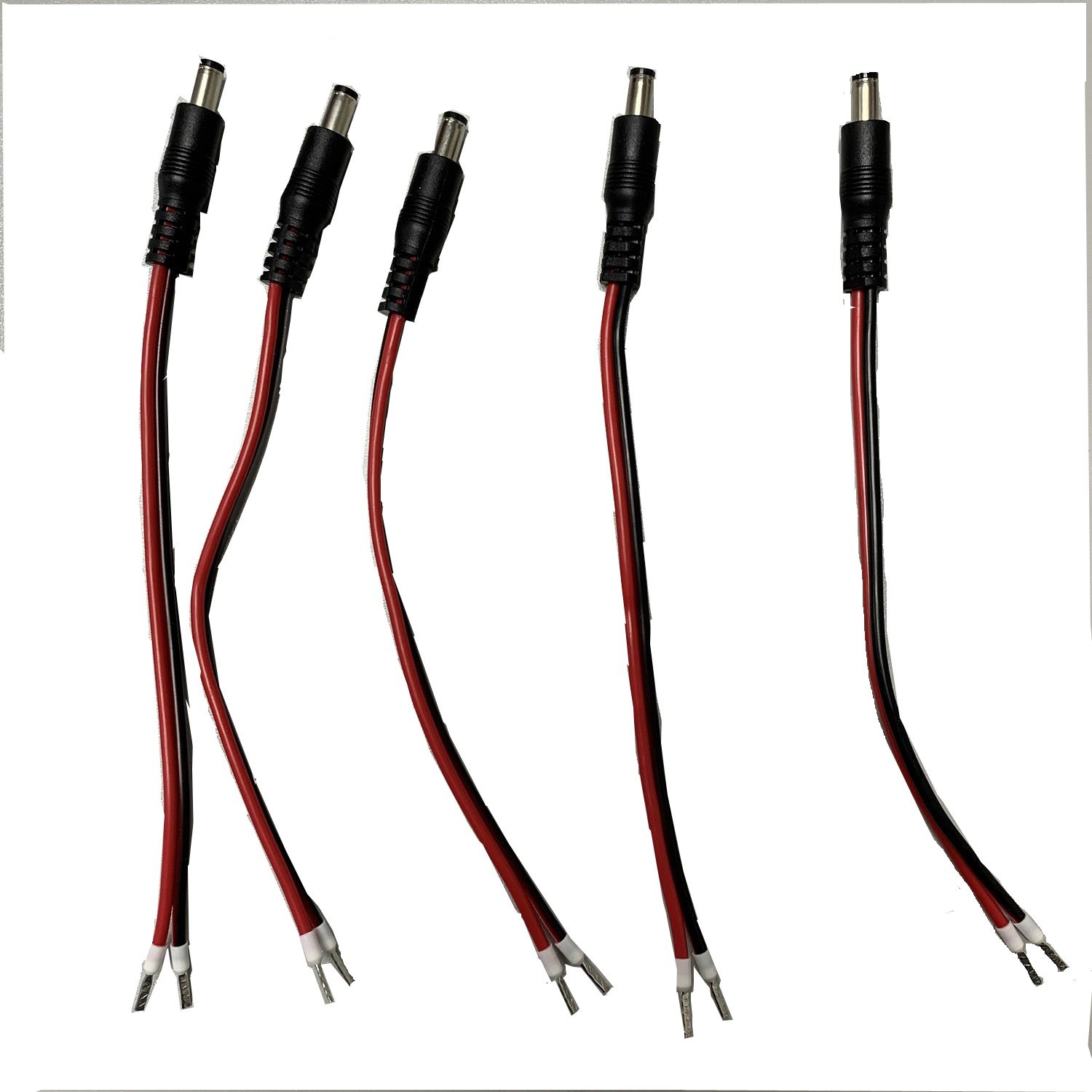 5525 DC Male Connector Cable with White Color for Massage Device Charging