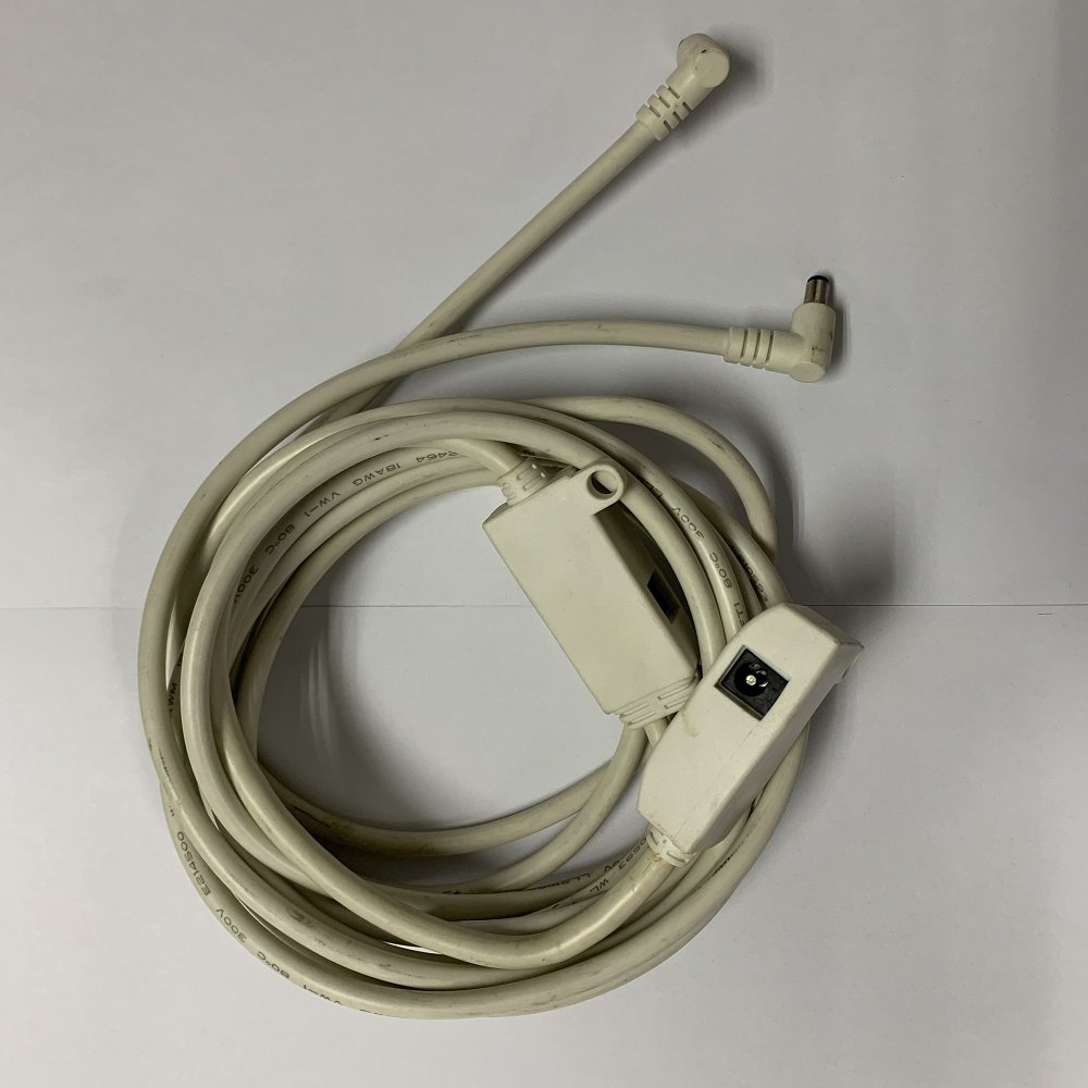 5525 DC Male Connector Cable with White Color for Massage Device Charging