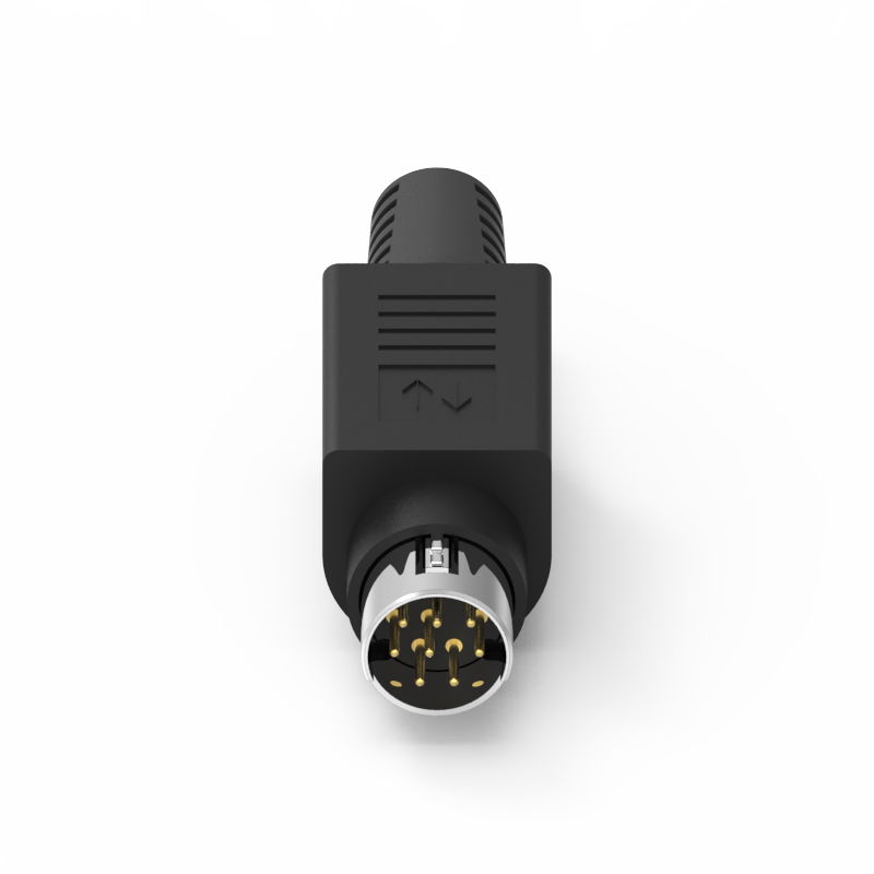 Mini Din 8PIN Assembly Type Connector(with Lock)