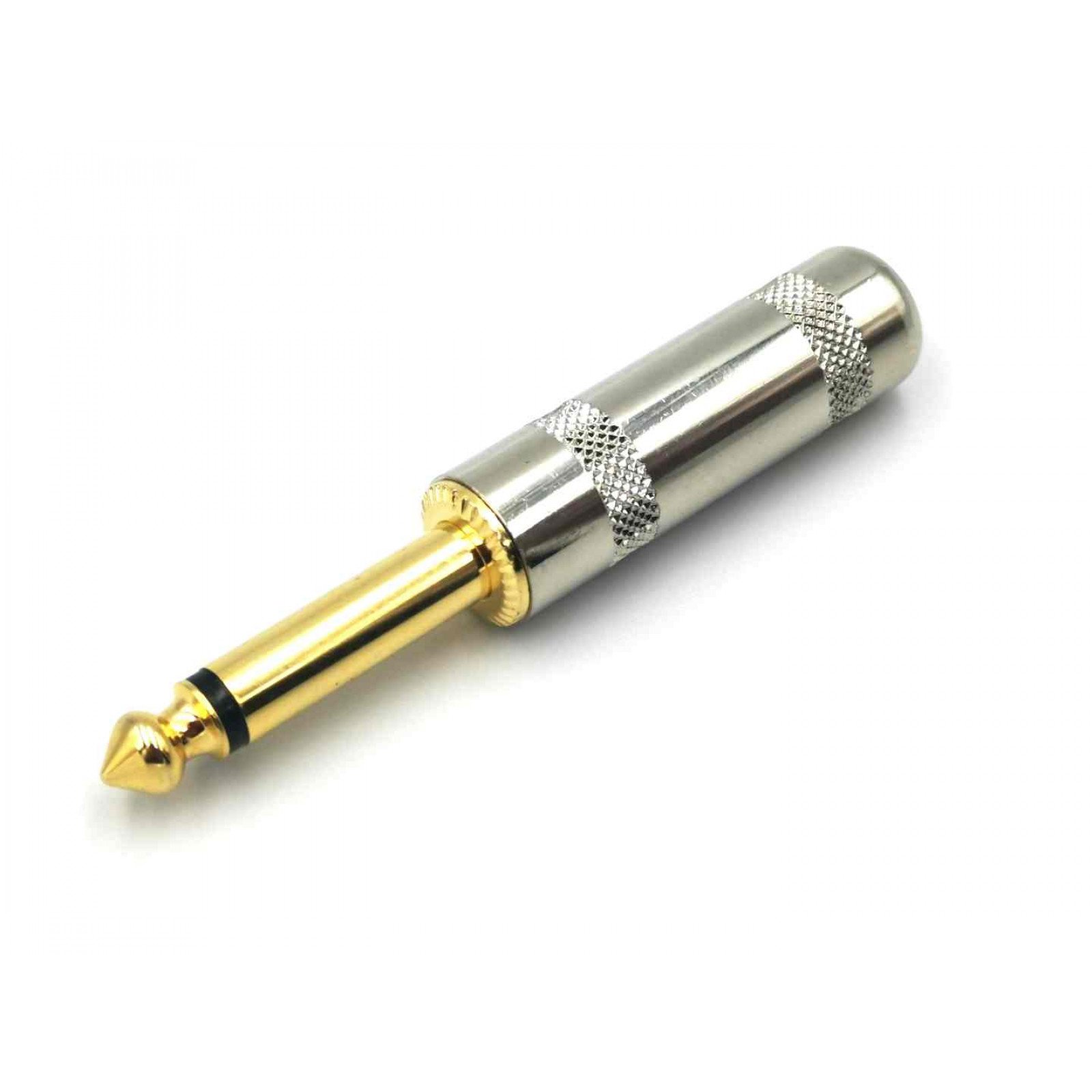 Joinaudio 6.35mm Mono/Stereo Angled Gold /Nickel TS Connector