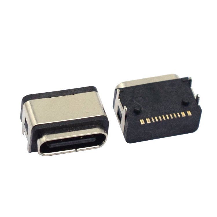 one-stop manufacturers 16PIN IPX6 waterproof usb type c female connector socket jack support customization