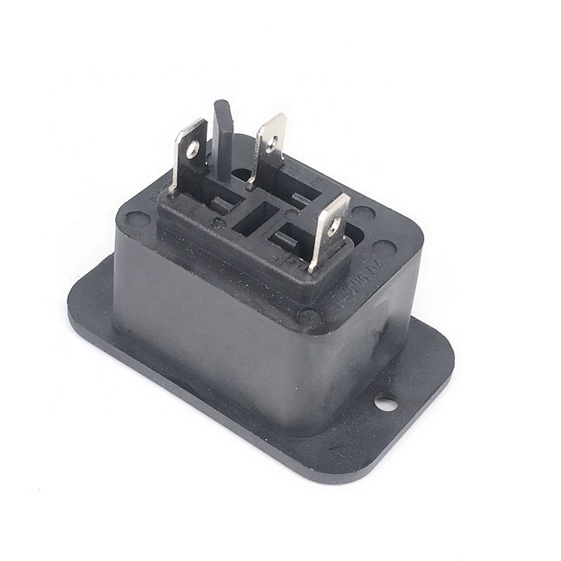 hot sale IEC 320 Male C20 socket connector outlet socket with threaded holes cooper CE