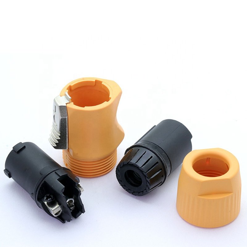 Powercon Connector NAC3FCA Waterproof IP65 AC Power Cable Connector Male Plug Female Chassis Socket Connector Orange Color