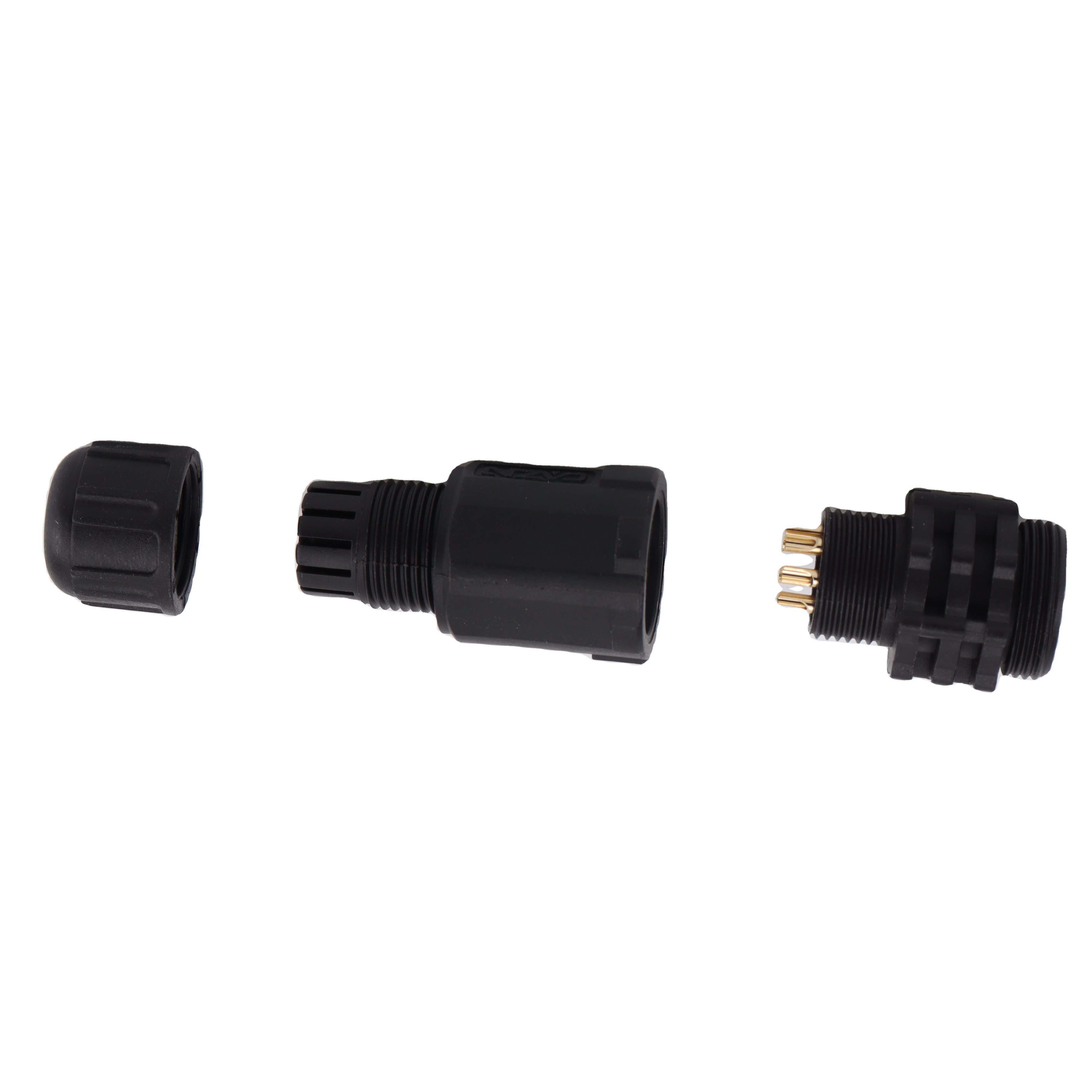 IP67 IP68 E10 Straight Male Famale Installable Mating Plug Threaded 2 3 4 5 6 7 8 10 12 Pin Industry Standard Connector