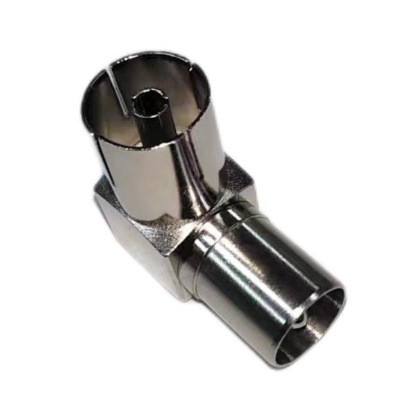 90 Degree Right Angled TV Aerial DVB t TV PAL Jack Socket Connector to PAL Plug Right Angle Adapter