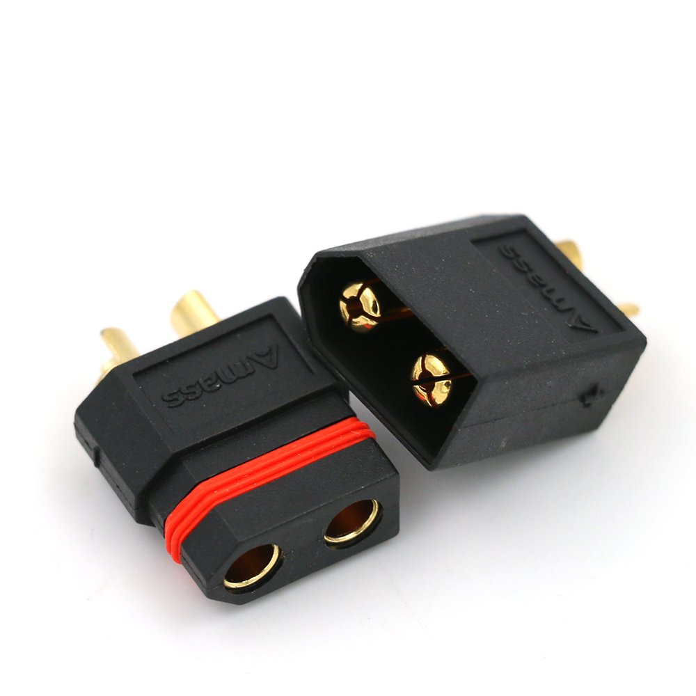 Wholesale AMASS XT60 waterproof Male and Female XT60W Gold Bullet Connector