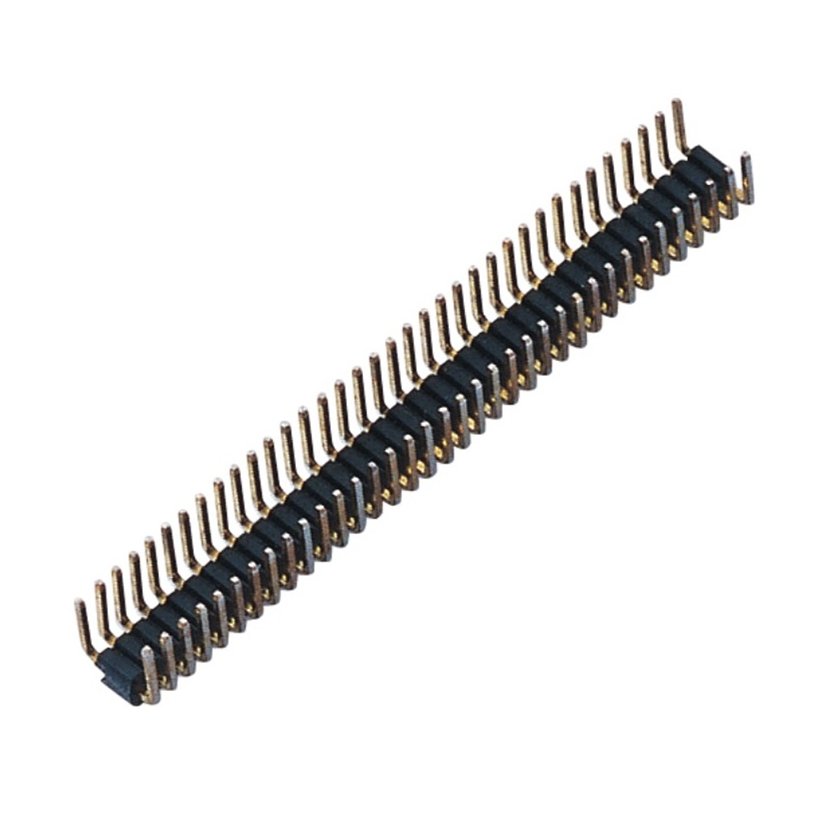 Soulin 2.0mm Pitch 15 Pin Header Male Single or Double Row Right Angle 90 Degree SMD SMT Surface Mount Connectors