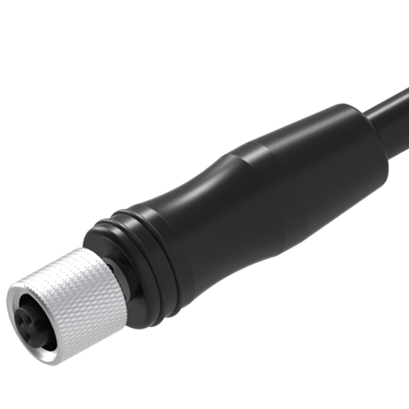 Gsee Ip67 Waterproof M5 3/4 Pin Molding Circular Connector With Cable