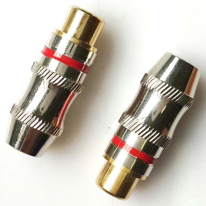 Gold Plated Solder Connector RCA Male Plug connector