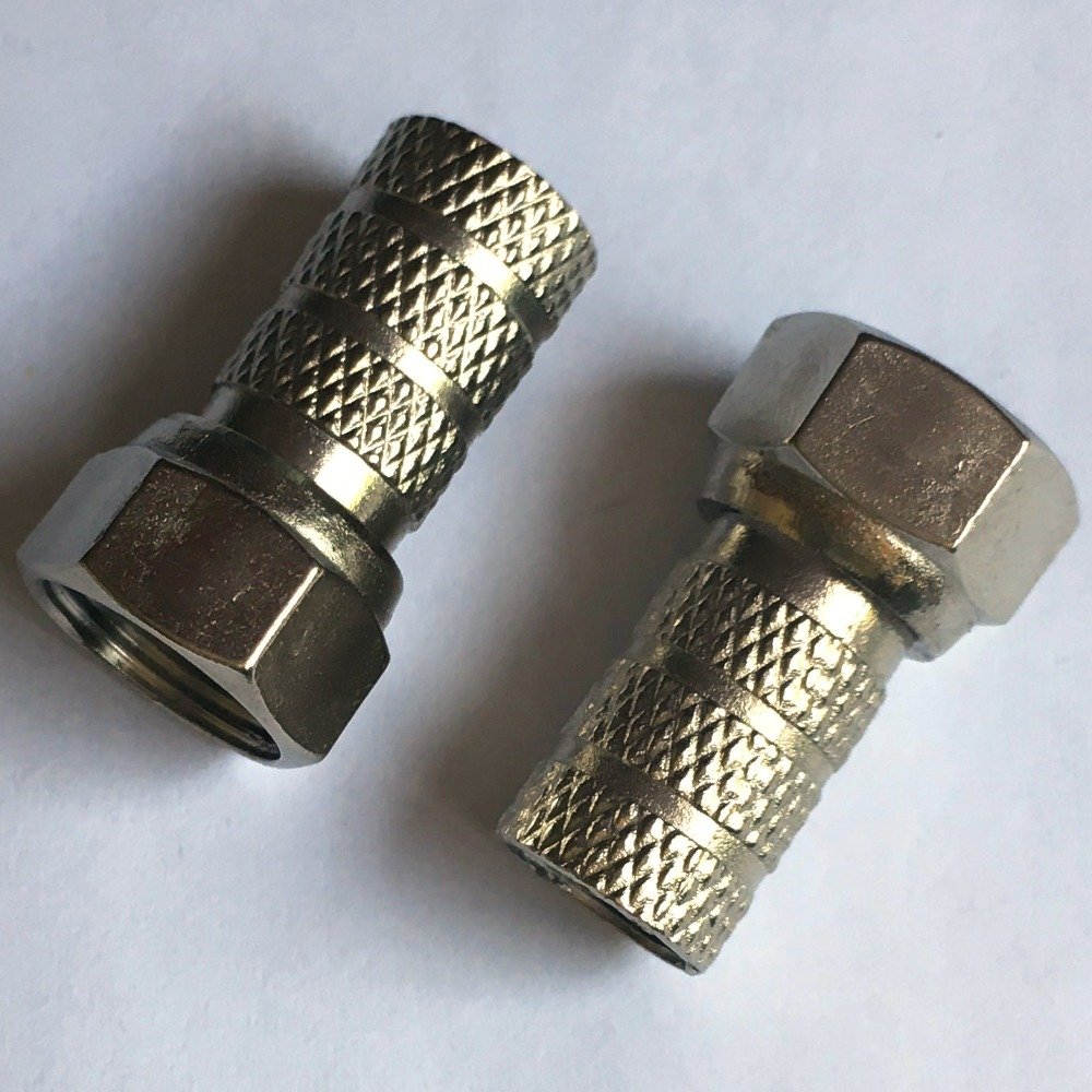 waterproof rf panel mount f-connector cheapest copper rg6 rg59 f connector