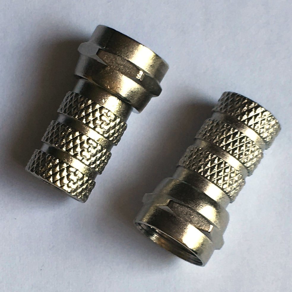 waterproof rf panel mount f-connector cheapest copper rg6 rg59 f connector