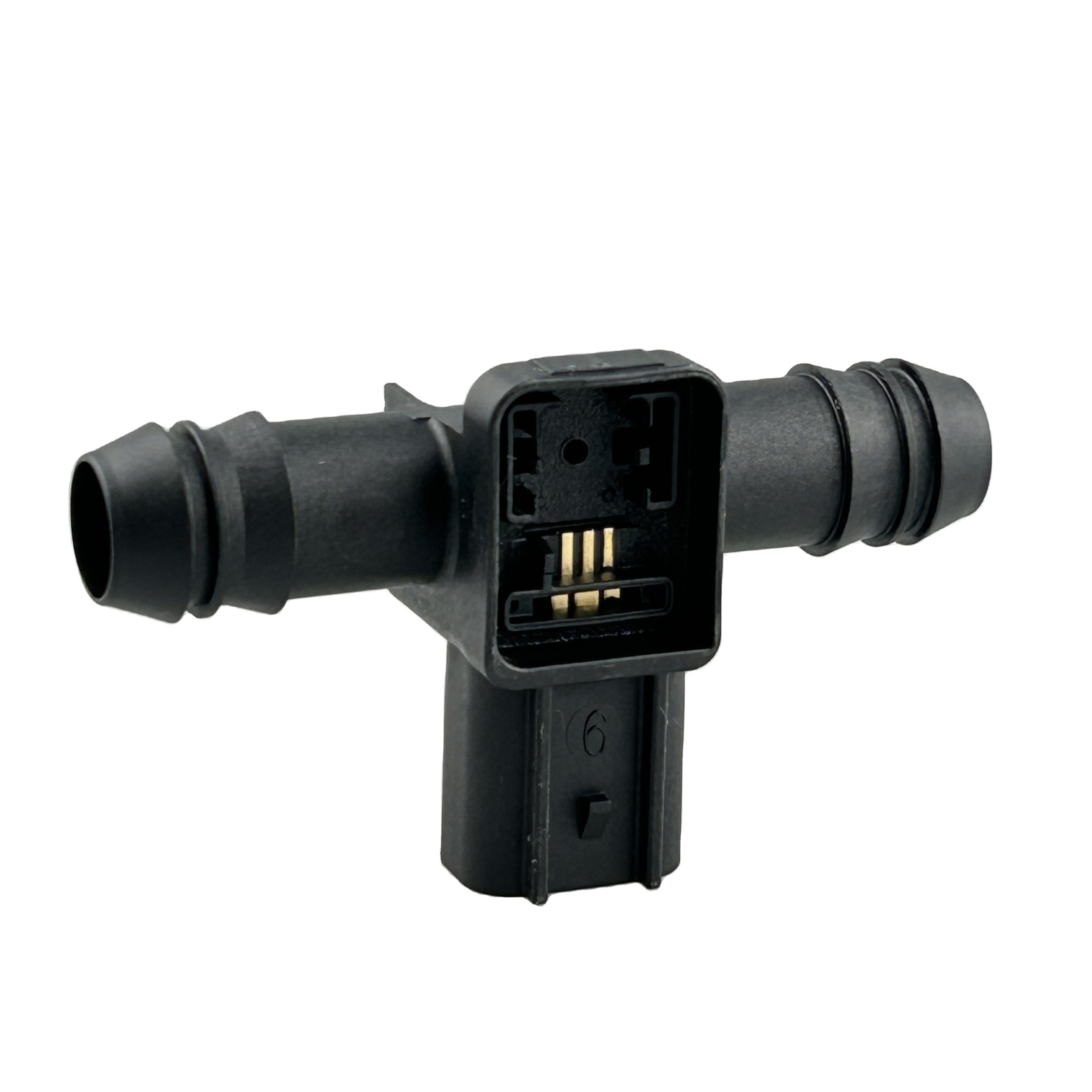 PA66+30GF T Type Customized connector With Metal Inserts For Electrical Industry High Precision Plastic Mold And Molding
