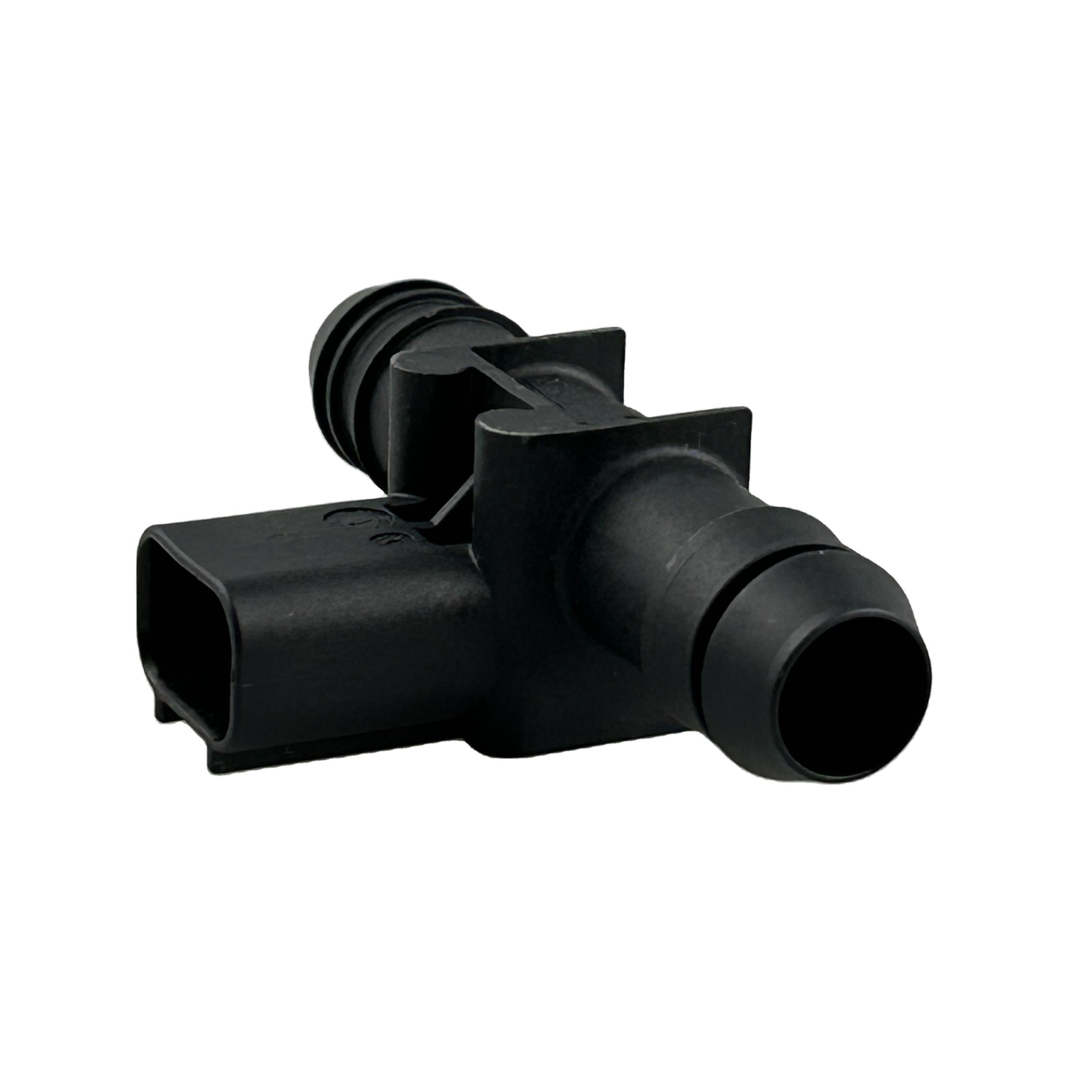 PA66+30GF T Type Customized connector With Metal Inserts For Electrical Industry High Precision Plastic Mold And Molding