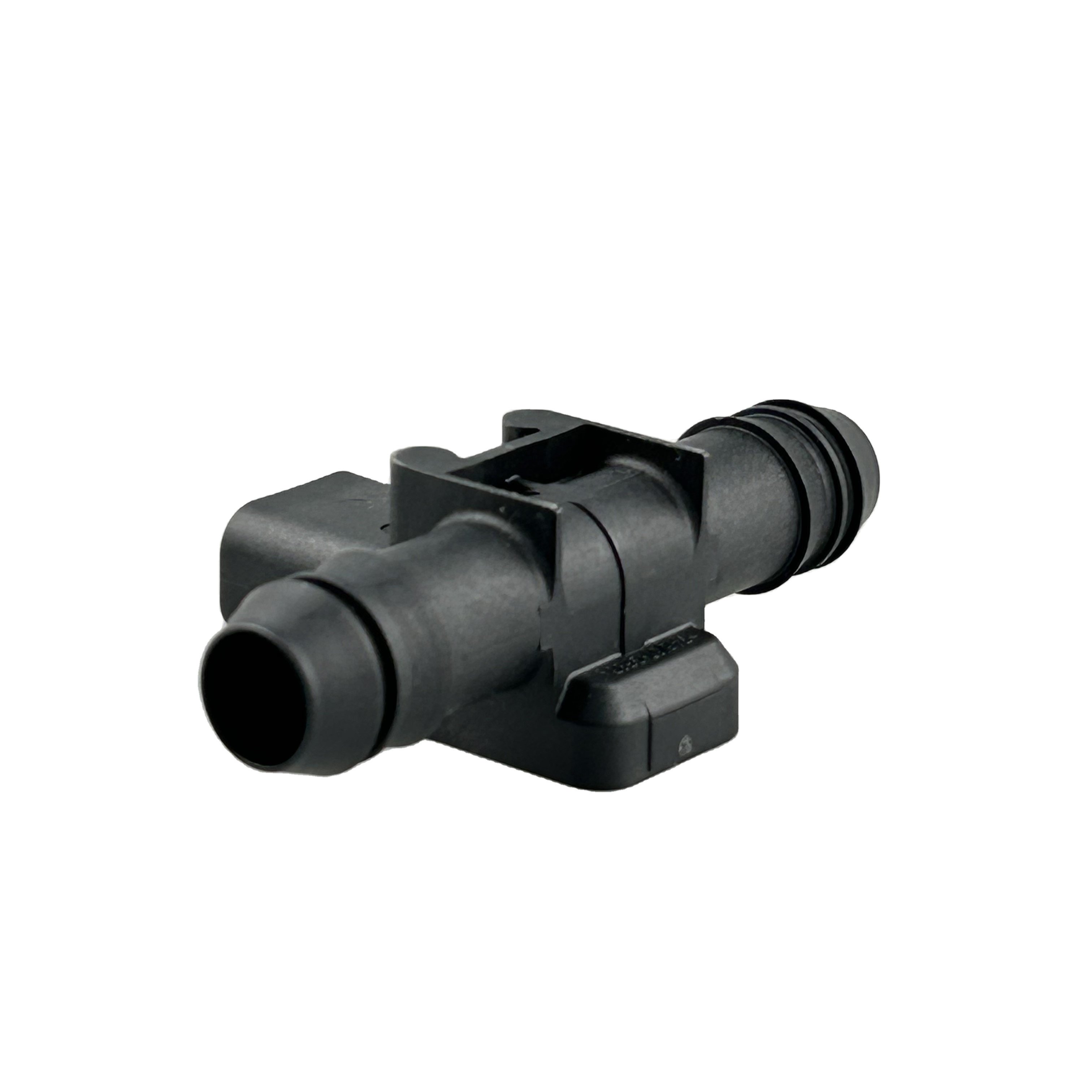 PA66+30GF T Type Customized connector With Metal Inserts For Electrical Industry High Precision Plastic Mold And Molding