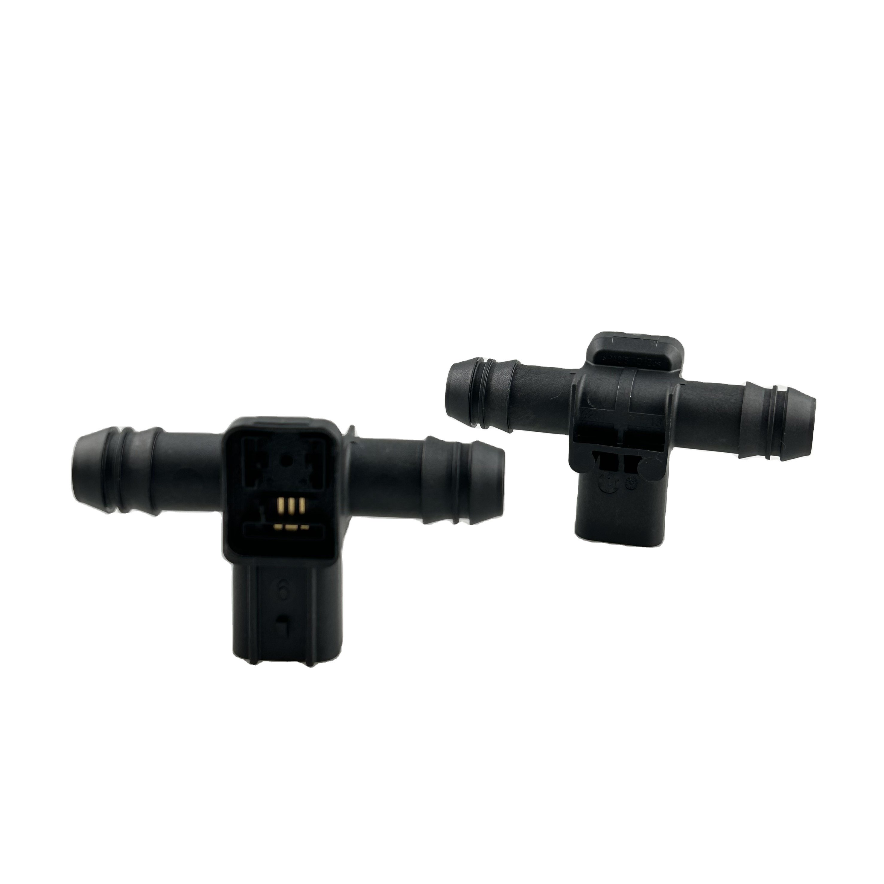 PA66+30GF T Type Customized connector With Metal Inserts For Electrical Industry High Precision Plastic Mold And Molding