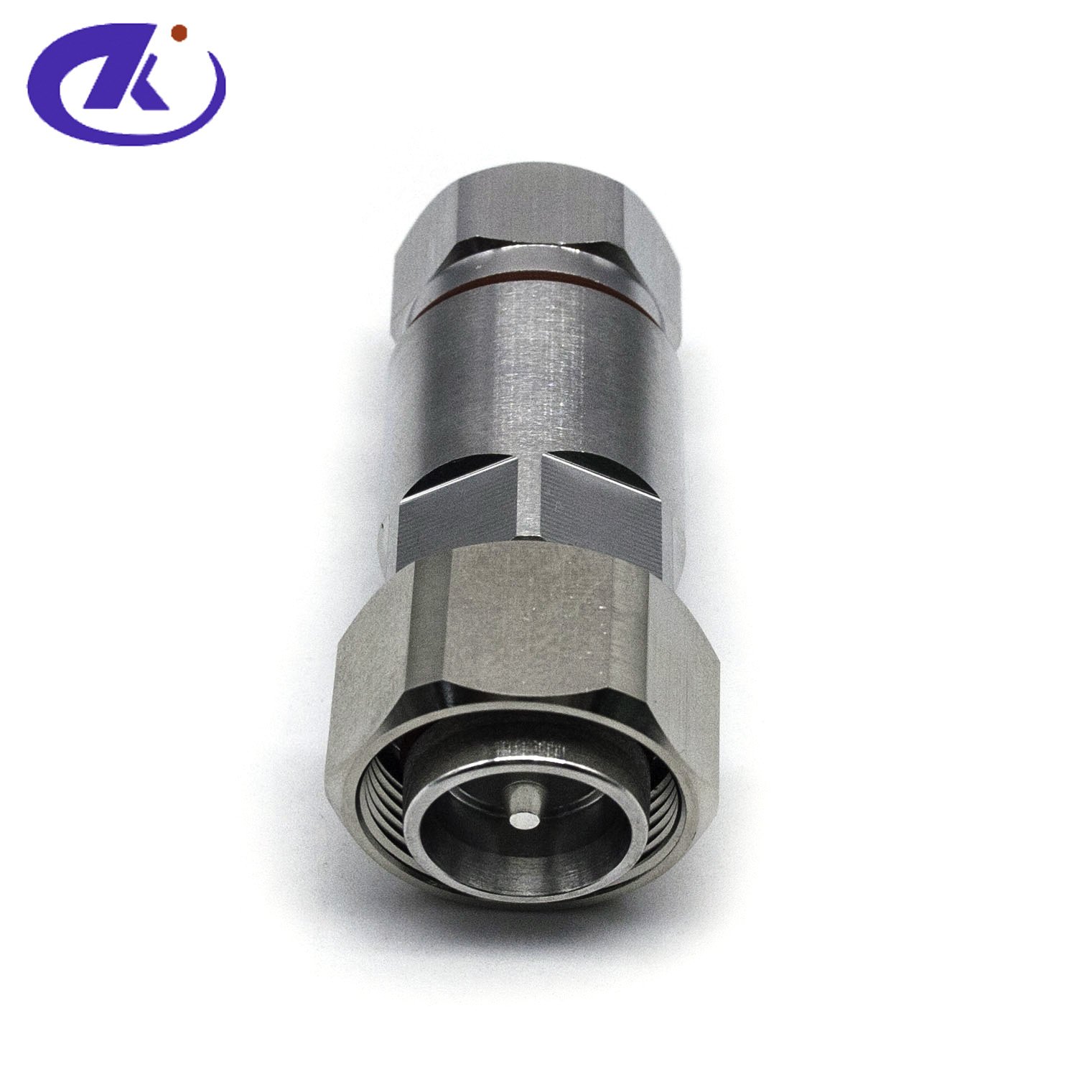 1/2" Super Flexible Cable 4.3/10 Mini Din Male Straight RF connector Screw Type
