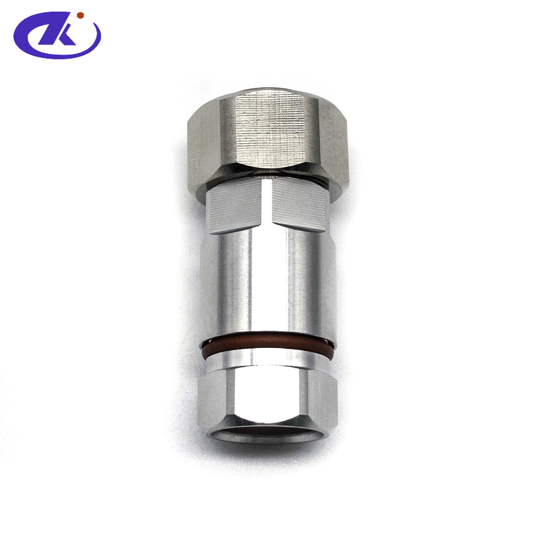 1/2" Super Flexible Cable 4.3/10 Mini Din Male Straight RF connector Screw Type